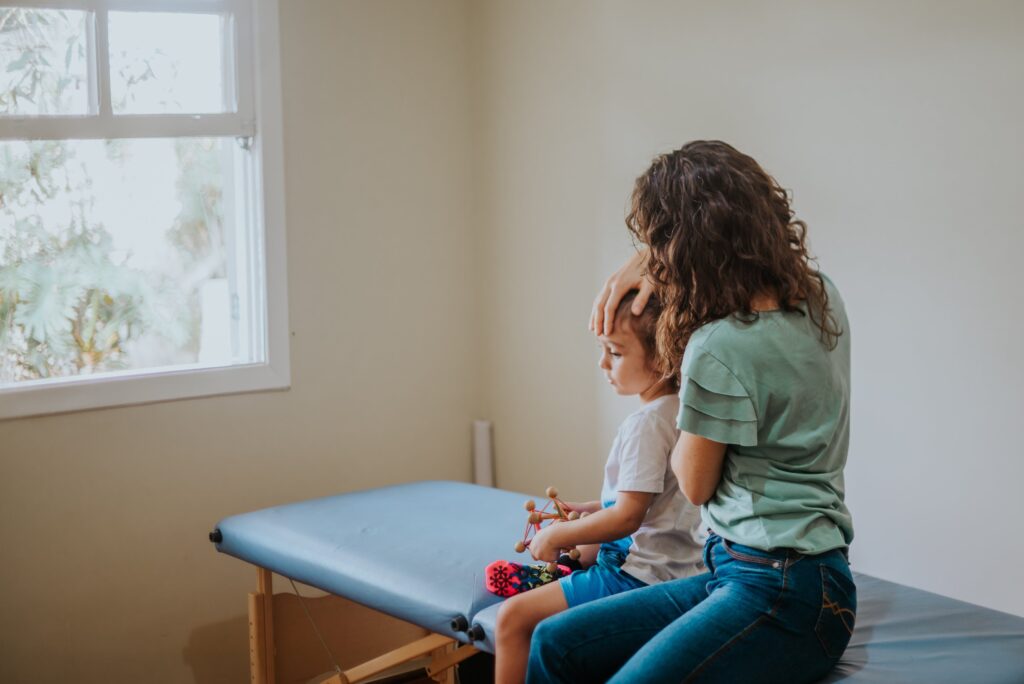 Consulta osteopática pediátrica
